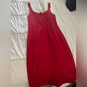 Red dress